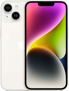 Смартфон Apple iPhone 14 256Gb Starlight A2884 (MPW13CH/A)